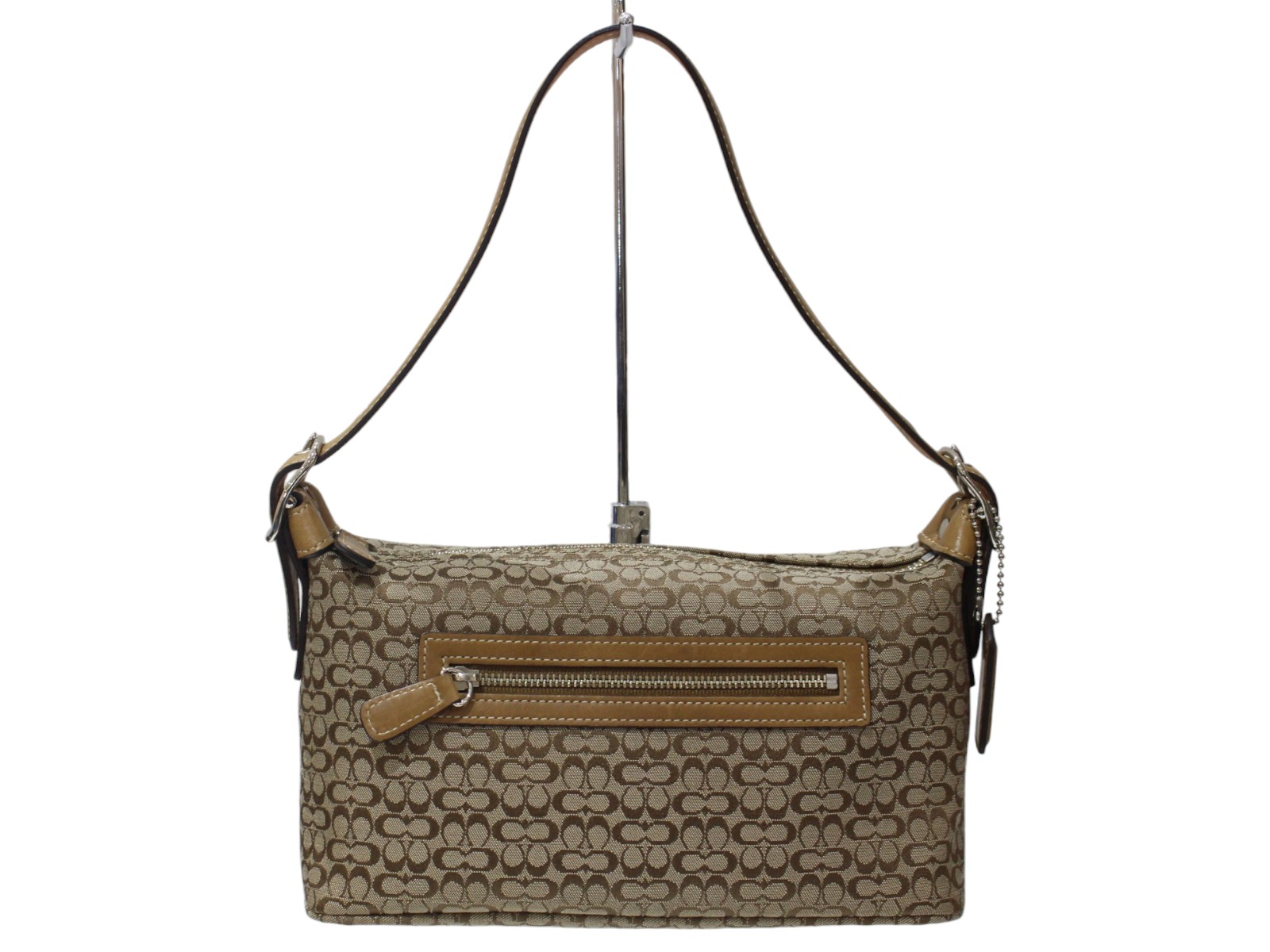 COACH コーチ職 ハンドバック 6332 名書き 赤銅色系 帆布×なめし革 ミニ御徒面子 鞄 心地よい レディース ウィメンズ 好いたらしい 分かりやすい 一般受け 差し上げ物荷拵え 差し上げ物【中古】松前R56号店