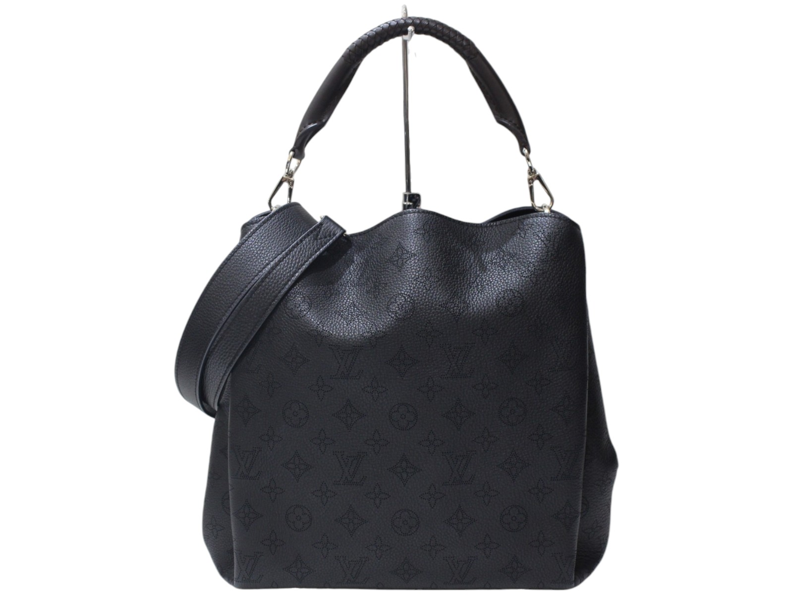 LOUIS VUITTON ルイ・ヴィトン バビロンPM M50031 黒いこと マヒナ なめし革 ショルダーバッグ 曲がった掛け トートバッグ 鞄 2WAY レディース 定番 一般受け 差し上げ物 差し上げ物荷拵え可【中古】松前R56号店