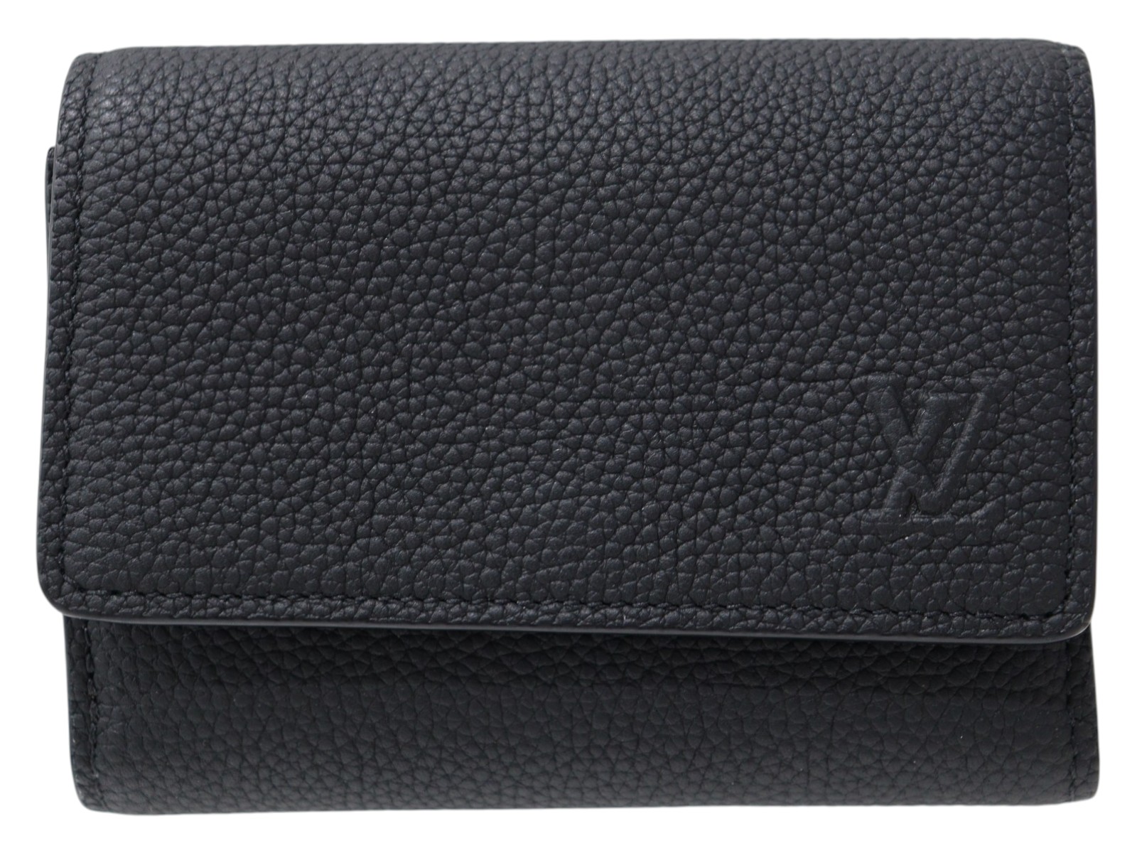 LOUIS VUITTON　ルイ・ヴィトン　ヴィクター・ウォレット　M26250　LVアエログラム　ノワール　ブラック　レザー　スナップボタン ファスナー式ポケット　メンズ　ウォレット　財布　3つ折り財布　ギフト　プレゼント包装可【中古】松山朝生田店｜かんてい局松前Ｒ５６号店