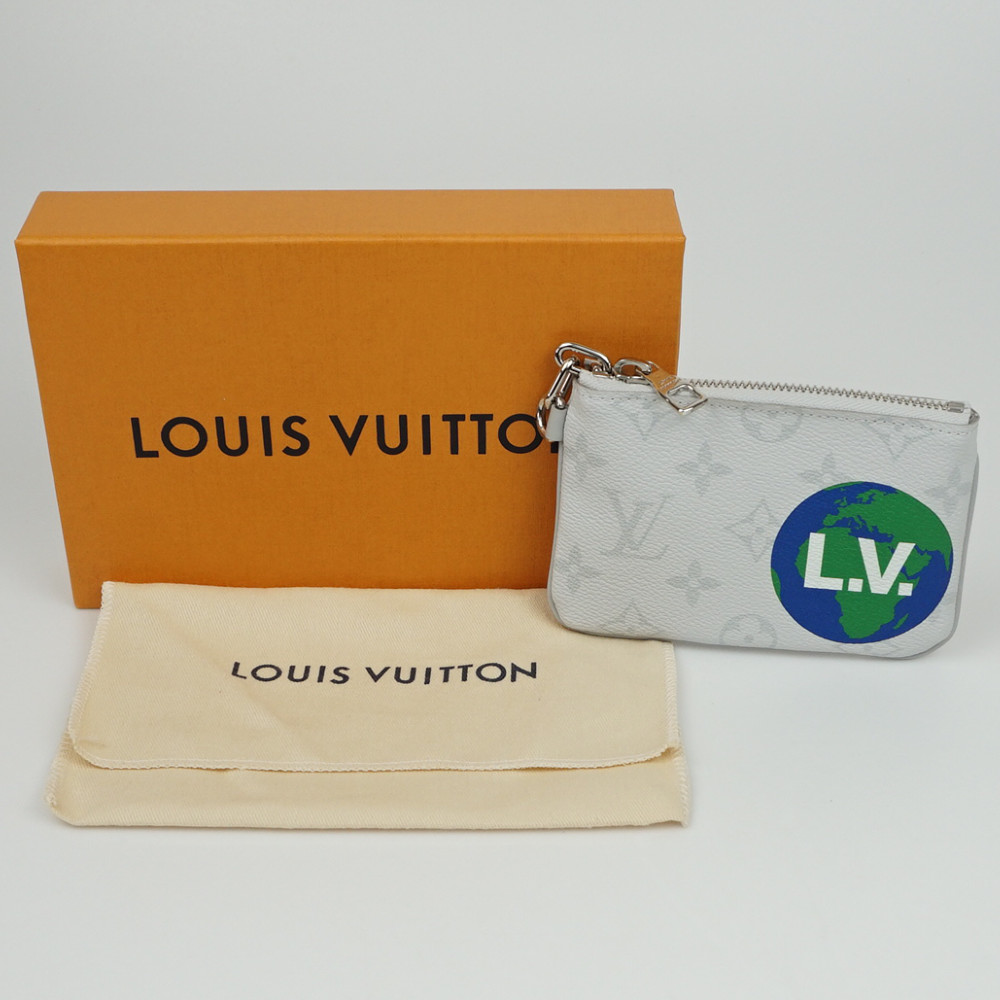 LOUIS VUITTON ルイ・ヴィトン ホワイトモノグラム・キャンバス 小銭