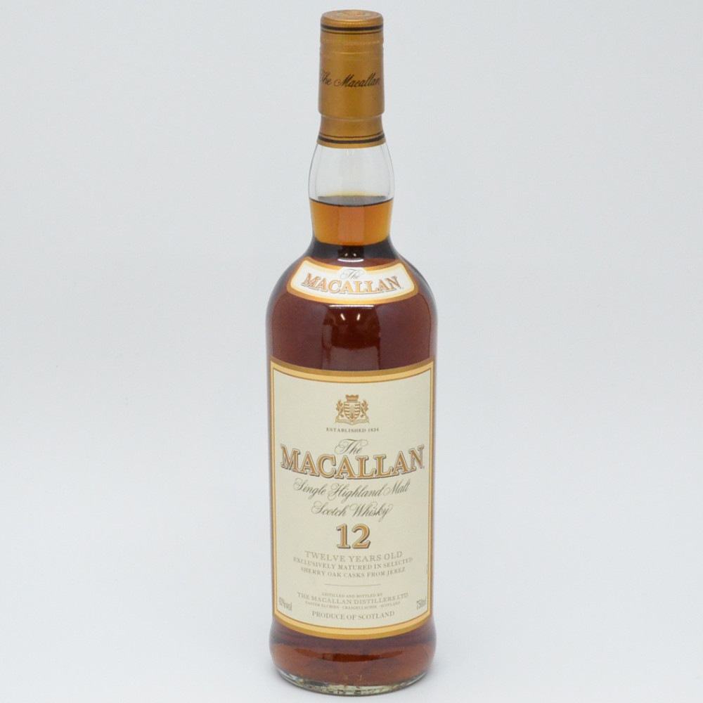 MACALLAN マッカラン 12年 酒 スコッチウイスキー 容量750ml 未開栓