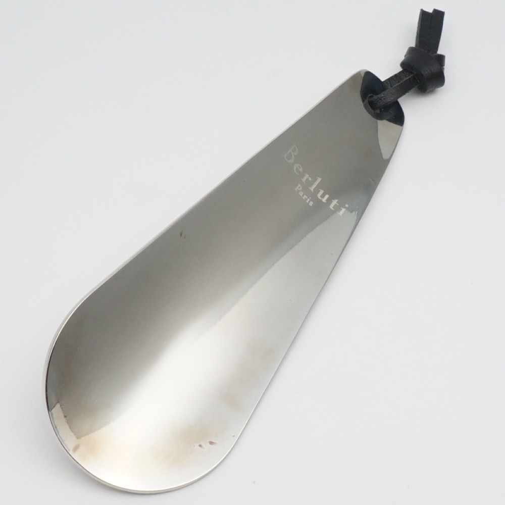 【未使用級】JOHN LOBB シューホーン 靴べら シルバー 携帯用 レザー ジョンロブ JOHN LOBB JOHN LOBB シューホーン TRAVEL SHOEHORN