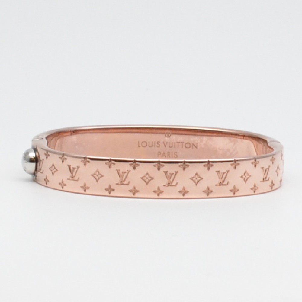 美品！LOUIS VUITTON バングル Mサイズ 楽天市場】LOUIS VUITTON ルイ ヴィトン カフ ナノグラム