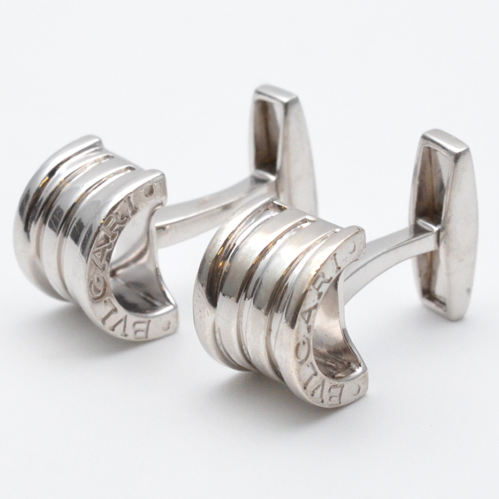 楽天市場】BVLGARIブルガリブルガリカフスリンクブルーエナメルギョー