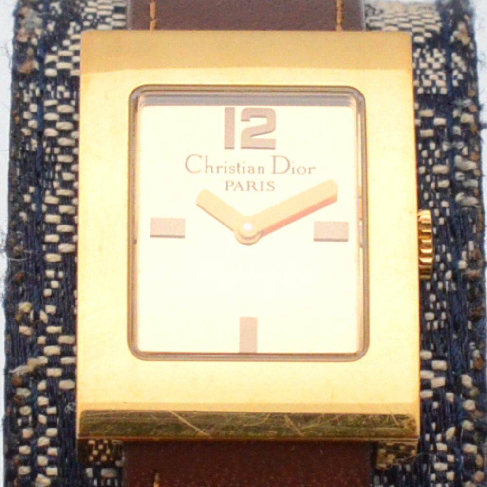 楽天市場】【電池交換済み】Christian Dior クリスチャン