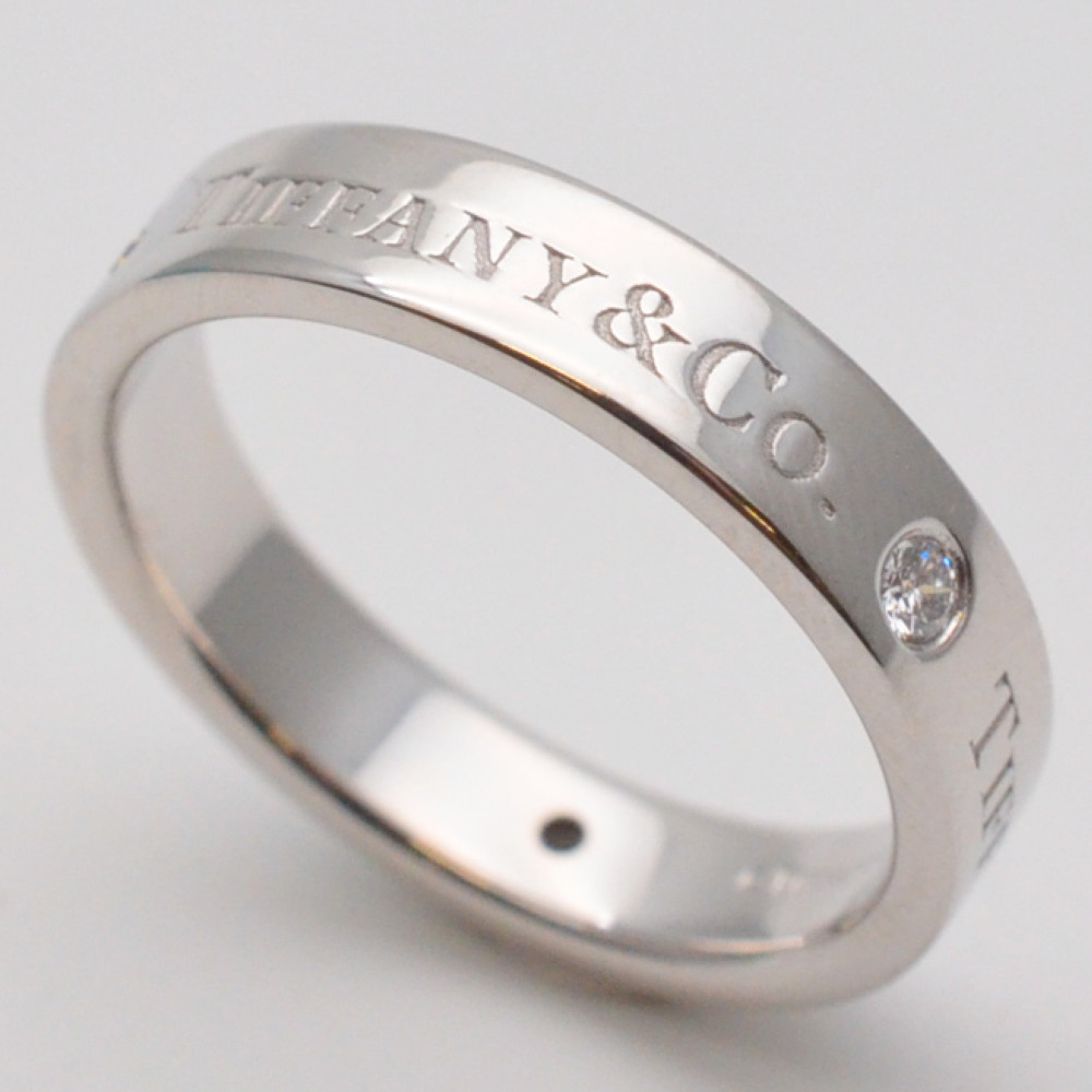 楽天市場】ティファニー トゥルーバンドリング 5P ダイヤモンド 2.5mm