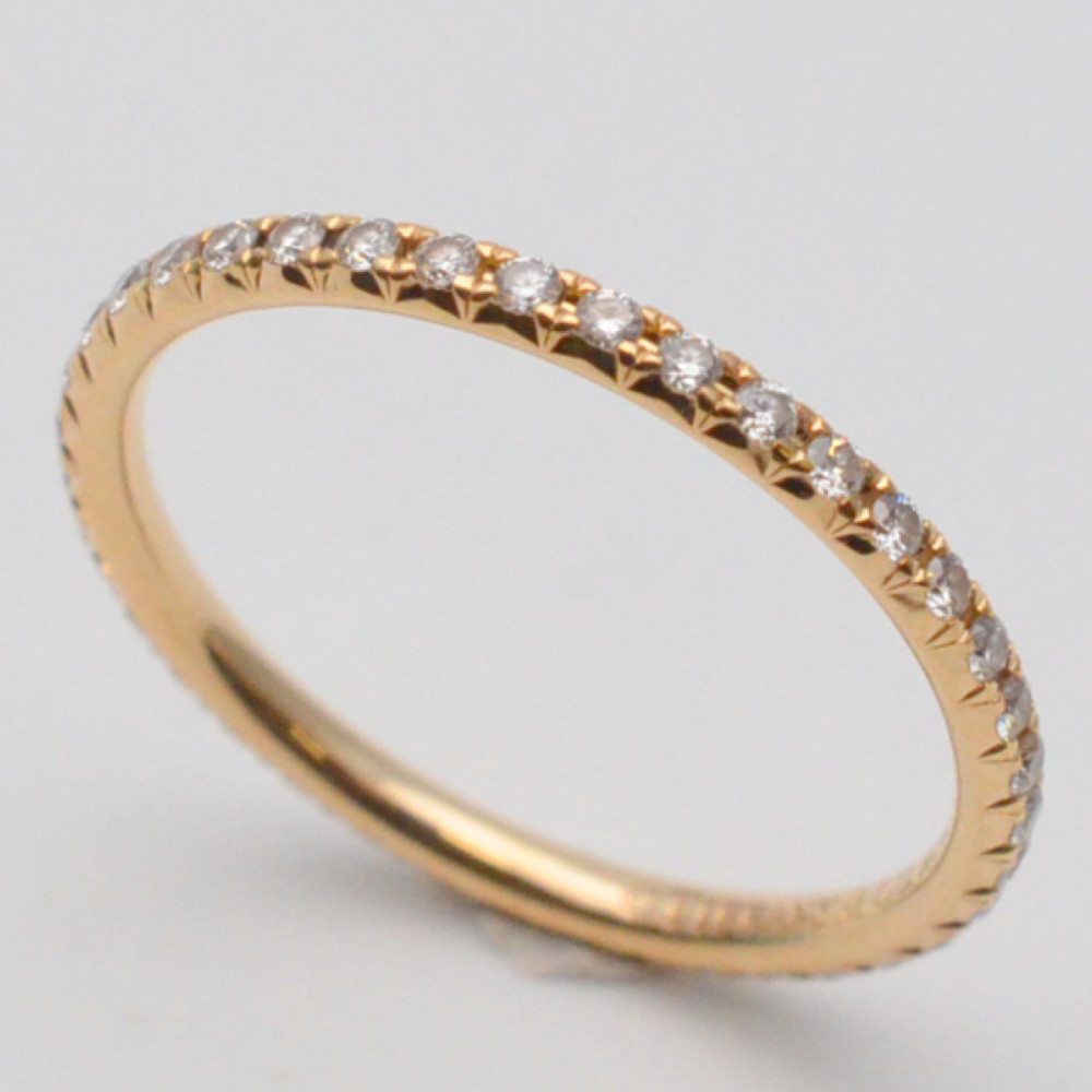 ティファニーメトロリング約7号イエローゴールド美品✾付属品付き