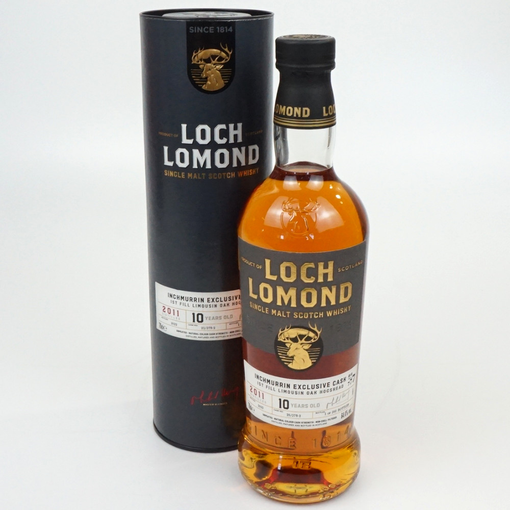 LOCH LOMOND 10年 INCHMURRIN EXCLUSIVE CASK　ロッホローモンド　シングルモルト　スコッチウイスキー　スコットランド　アルコール度数64.4度　容量700ml　酒　未開栓　【中古】