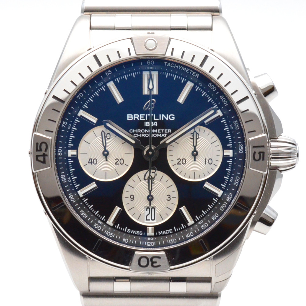 BREITLING　ブライトリング　AB0134101B2A1　クロノマット B01 42 ジャパンリミテッド　ブラック　自動巻き　オートマチック　42mm　デイト表示　メンズ時計　腕時計　【中古】