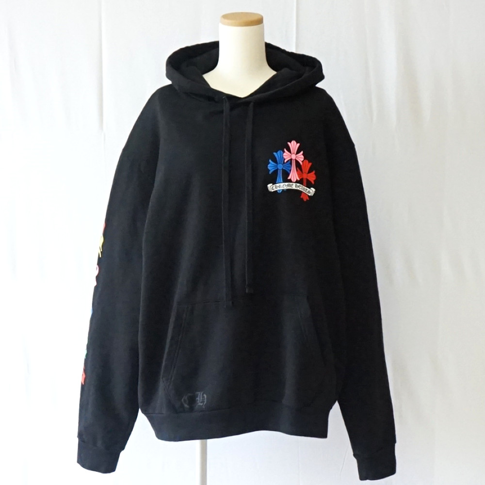 CHROME HEARTS FU Monogram Cross プルオーバー フーディー CHROME HEARTS FU Monogram Cross プルオーバー フーディー