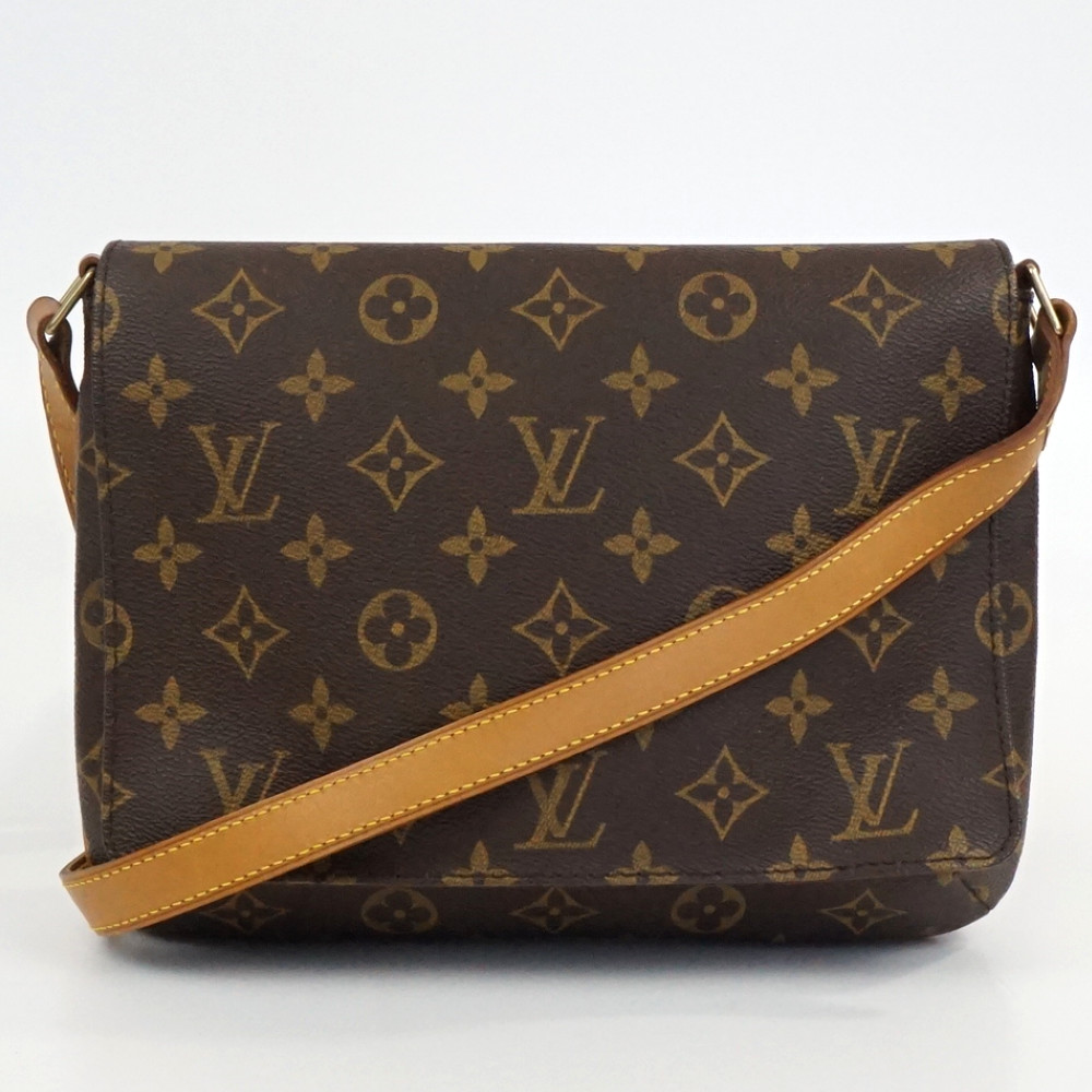 LOUIS VUITTON　ルイヴィトン　M51257　ミュゼットタンゴ ショート　モノグラム・キャンバス　ブラウン　ショルダーバッグ　肩掛けバッグ　レディース　【中古】