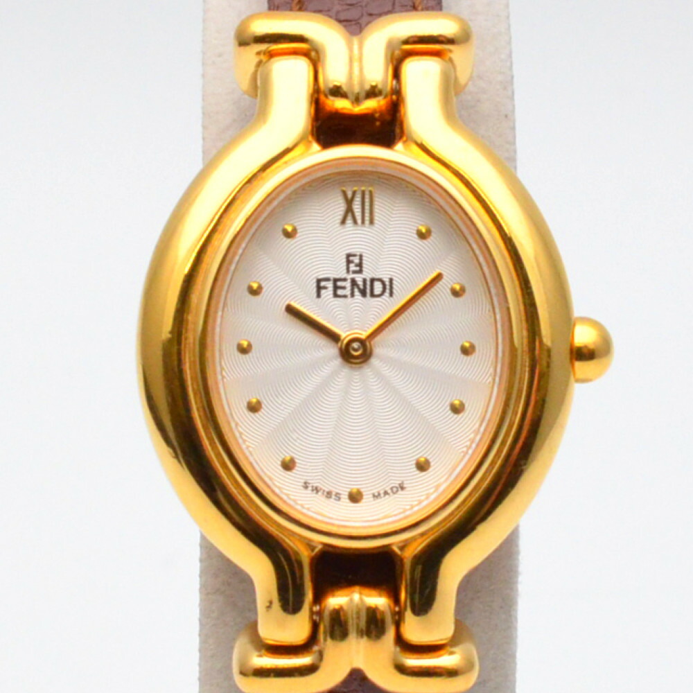 【希少.】FENDI フェンディ 腕時計 430L ゴールド シェル 楽天市場】FENDI フェンディ 430L ホワイトシェル文字盤