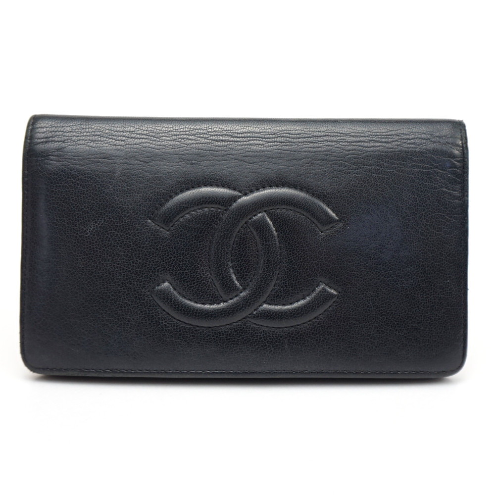 楽天市場】【ラッピング可】シャネル CHANEL ココマーク 二つ折り 長