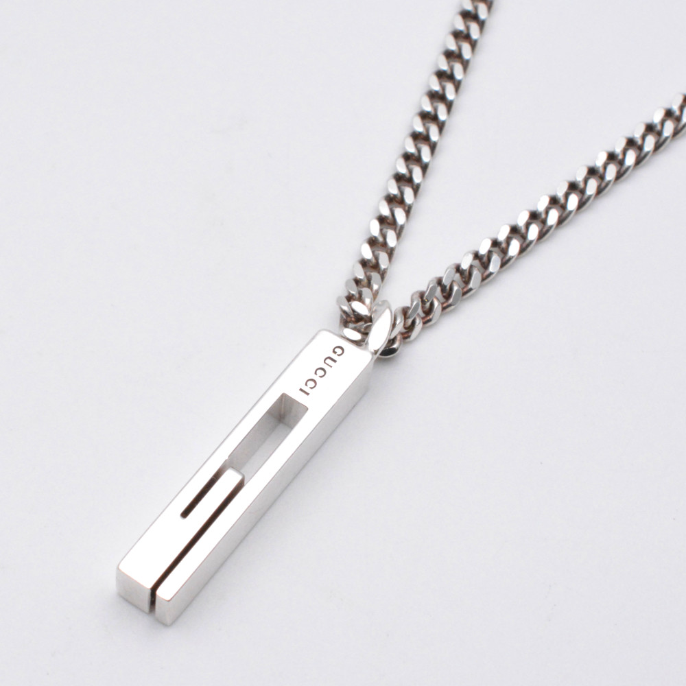 楽天市場】【動画有】グッチ GUCCI オーバルプレート ネックレス