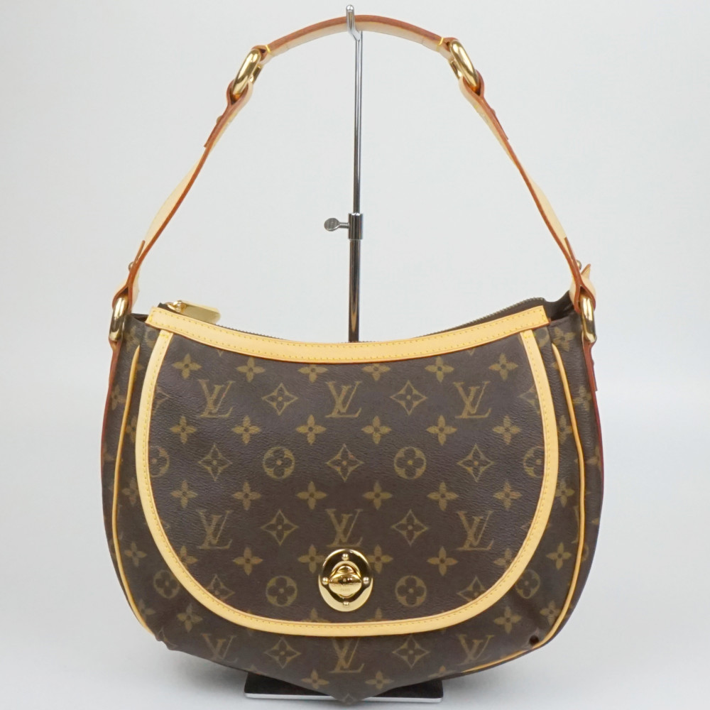LOUIS VUITTON　ルイヴィトン　M40076　トゥラムPM　モノグラム・キャンバス　ブラウン　茶　ショルダーバッグ　肩掛けバッグ　レディース　【中古】