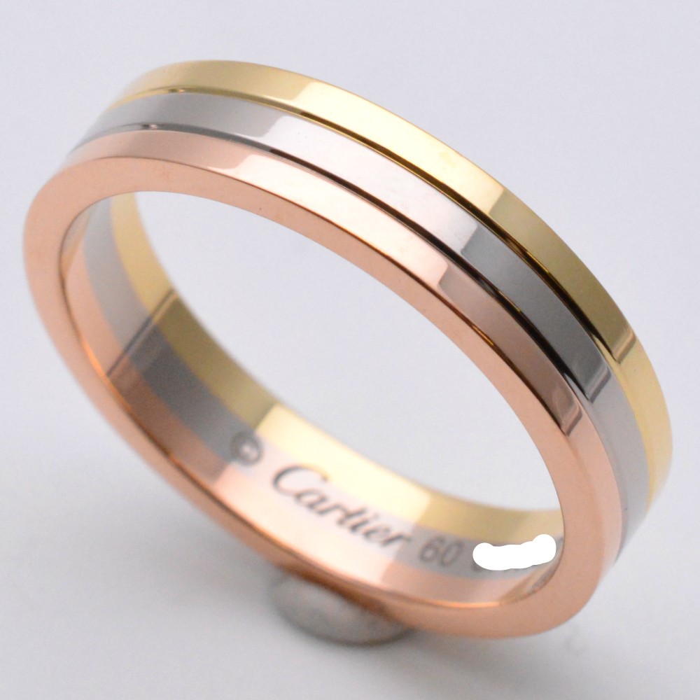 Kokoro❤️Cartier 18Kゴールド プラチナリング 2017年製 Kokoro❤️様専用Cartier 18Kゴールド プラチナリング 2017年製