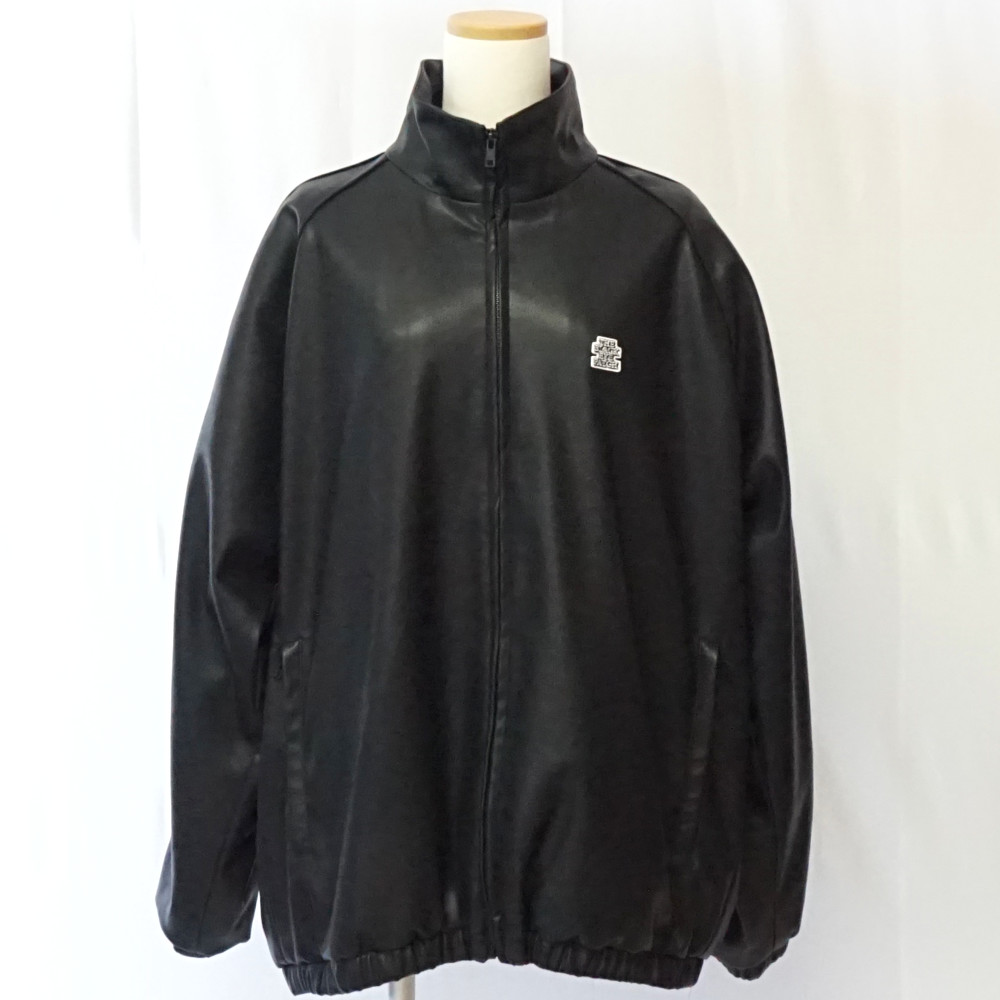 美品　THE BLACK EYE PATCH 　レザージャケット・ブルゾン/L 楽天市場】【中古】The Black Eye Patch フェイクレザー