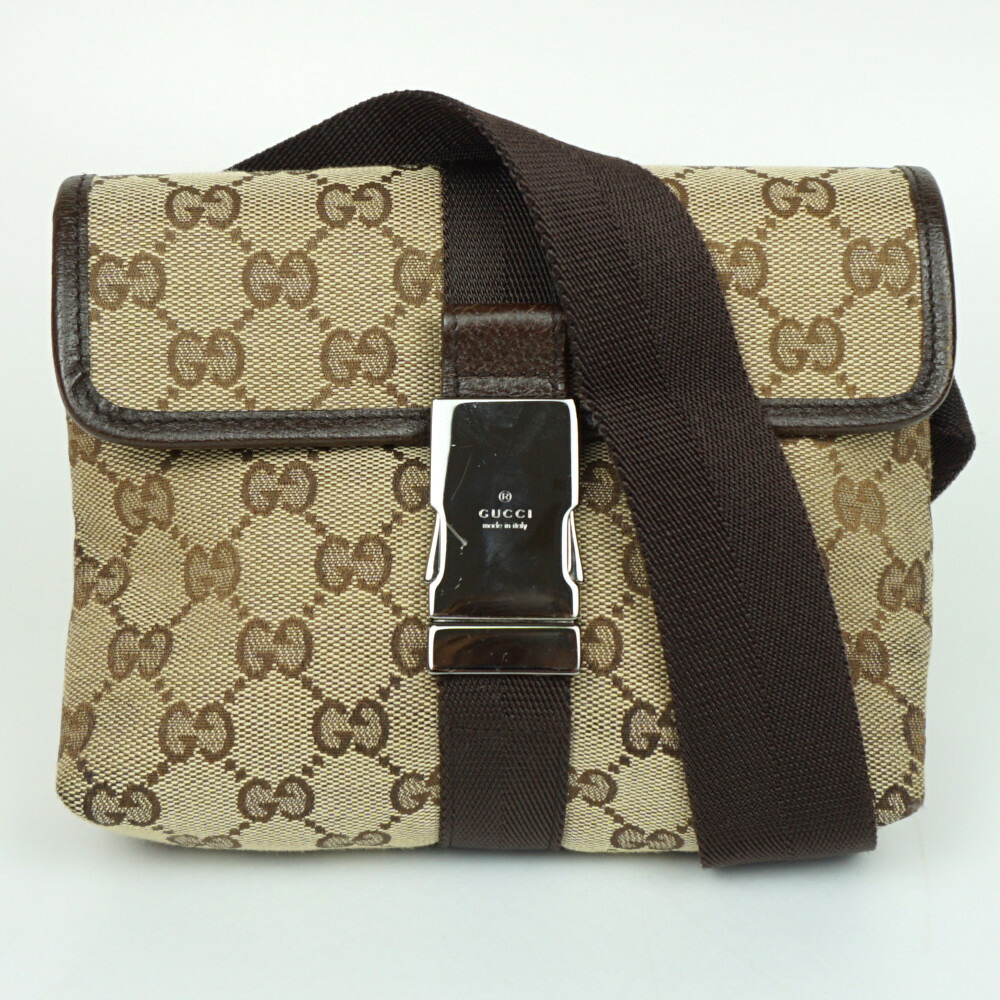 【正規品】GUCCI グッチ ウエストバッグ ボディーバッグ 中古 92543 グッチ(GUCCI)グッチ GGキャンバス ウエストバッグ ボディバッグ
