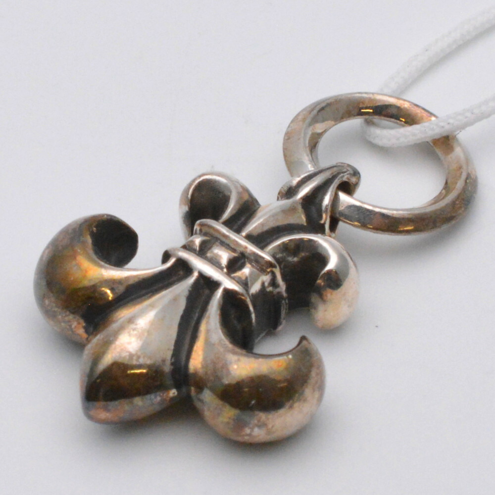 【ギャラ付き】CHROME HEARTS フレアーペンダント レザー シルバー imgrc0104475849.jpg