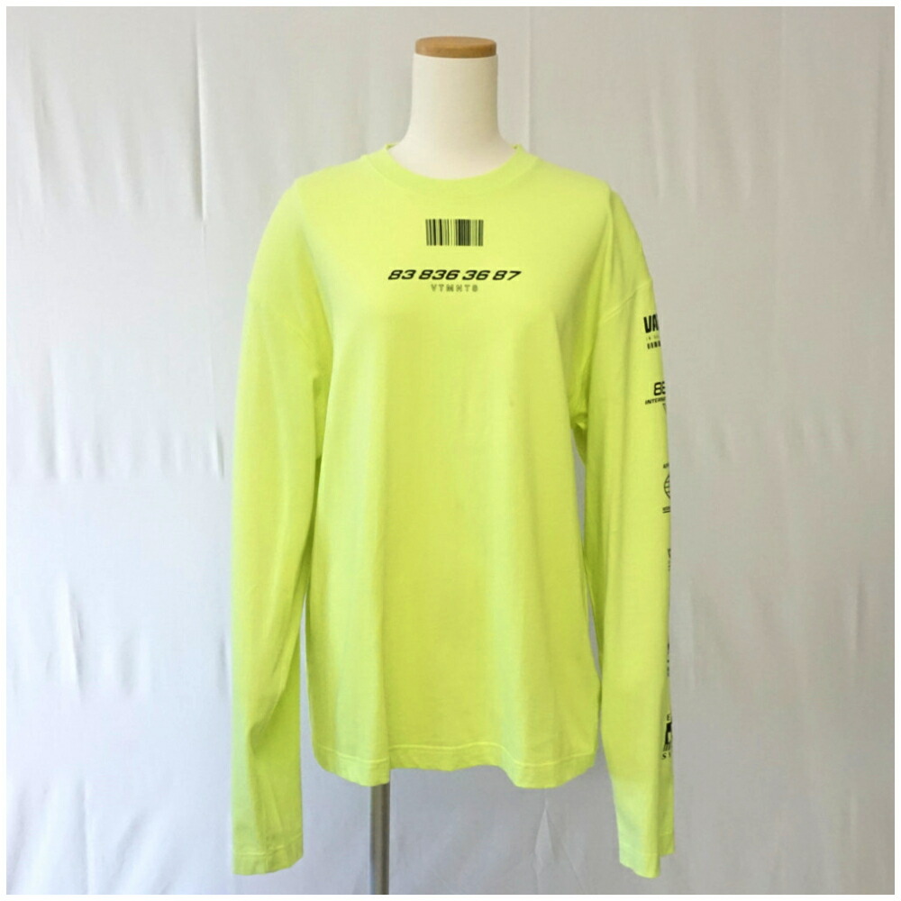 楽天市場】VETEMENTS ヴェトモン 長袖Tシャツ アームロゴ