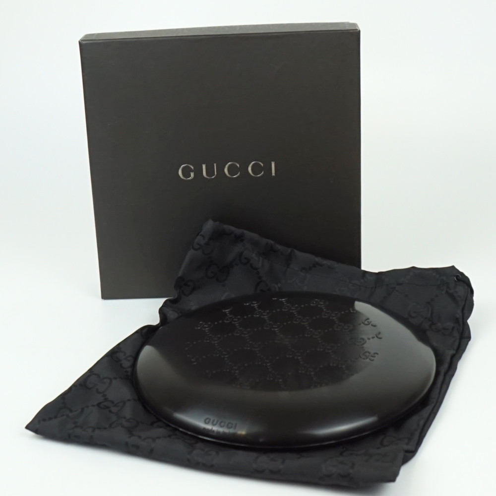 GUCCI グッチ フリスビー ブラック プラスチック製 GGマーク イタリア スポーツディスク ブランド雑貨 【中古】|質屋かんてい局 盛岡店