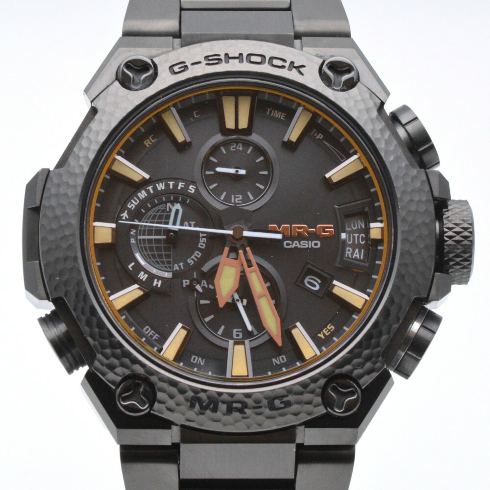 カシオ CASIO G-SHOCK ジーショック MRG-120T チタン CASIO G-Shock MRG-120T Mr-G SIlver Titanium Analog watch