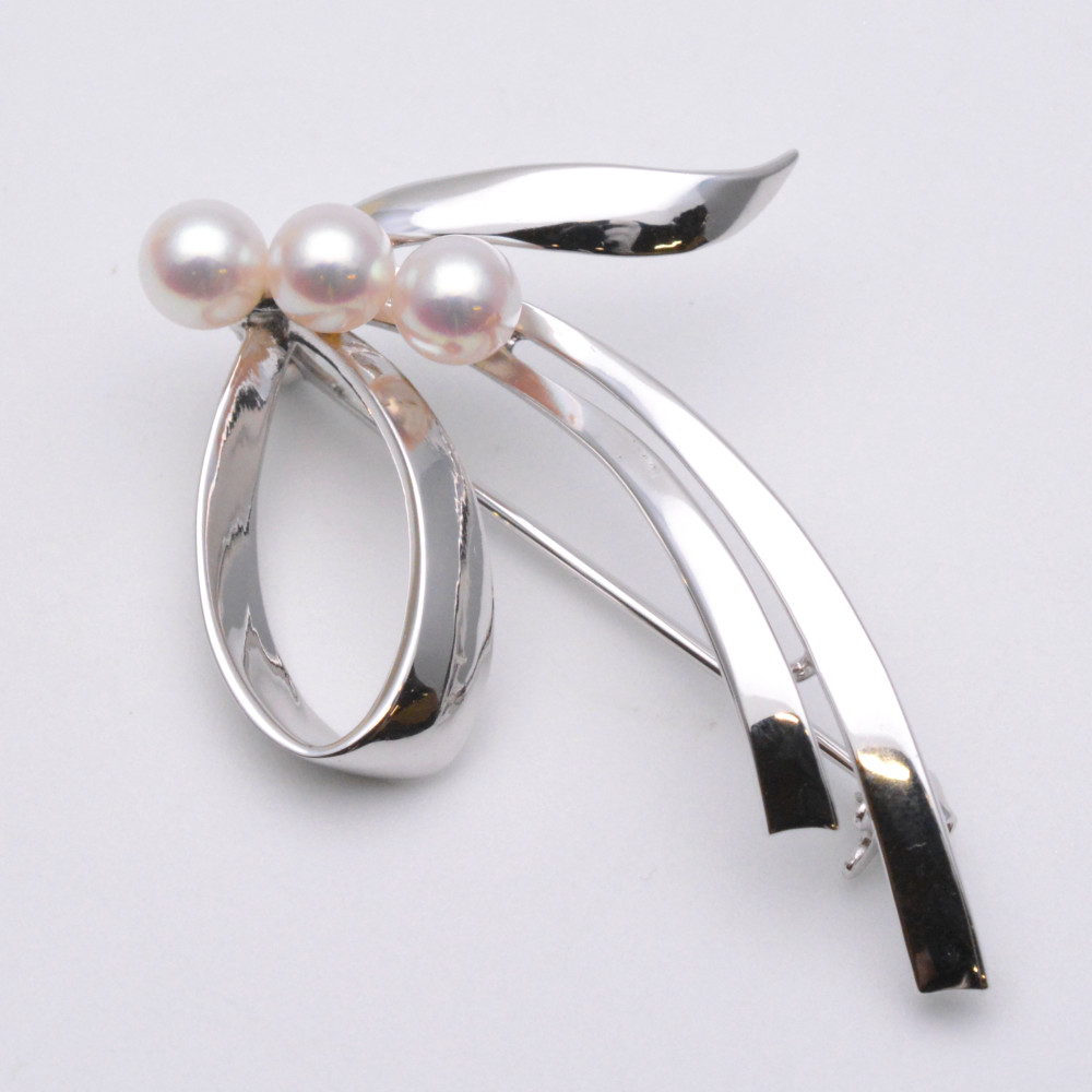 楽天市場】ミキモト パール 真珠 ブローチ シルバー レディース 【中古