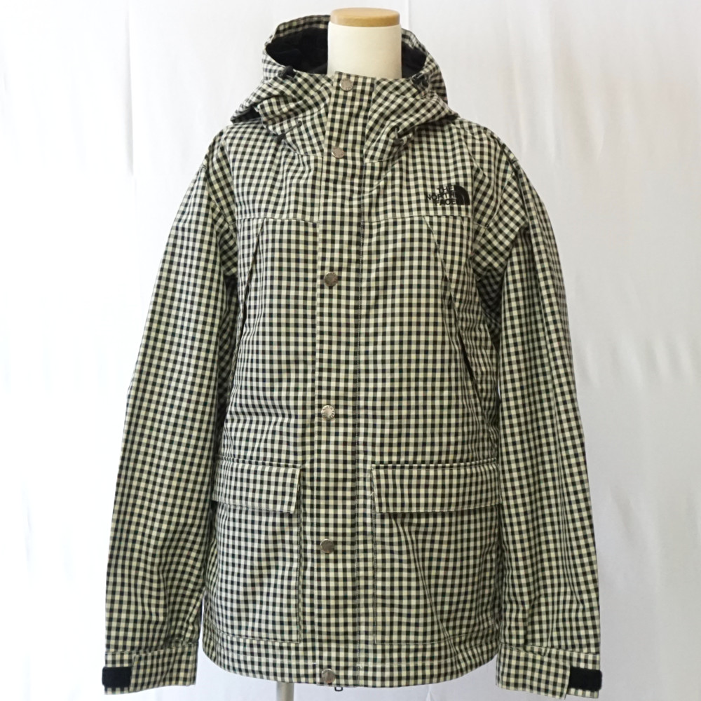 専用　THE NORTH FACE ギンガムチェック柄 マウンテンパーカー ノースフェイス ギンガムチェック柄 ロゴ ナイロンマウンテン