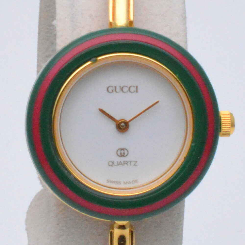楽天市場】美品 グッチ チェンジベゼル 1100-L クオーツ 腕時計