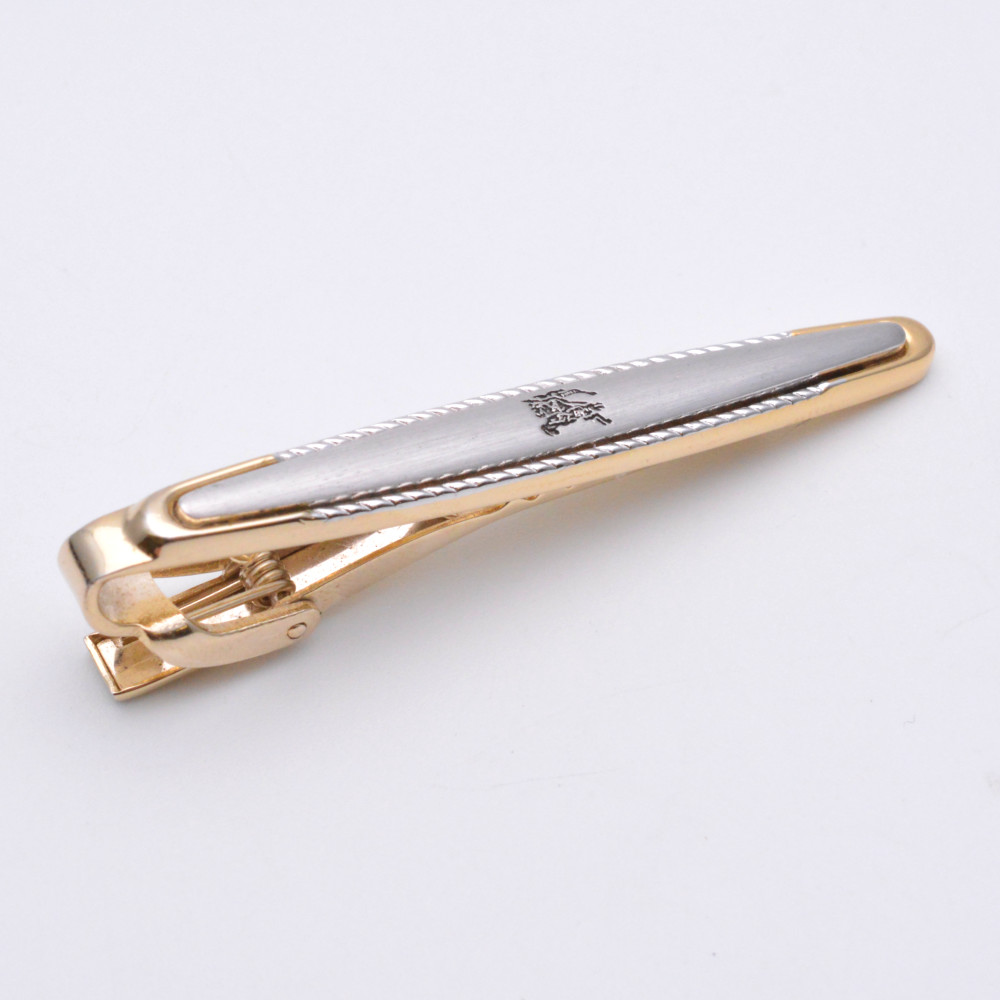 BURBERRY バーバリー　ネクタイピン　ゴールド　新品・未使用 BURBERRY バーバリー ネクタイピン ゴールド 4016665-PALE