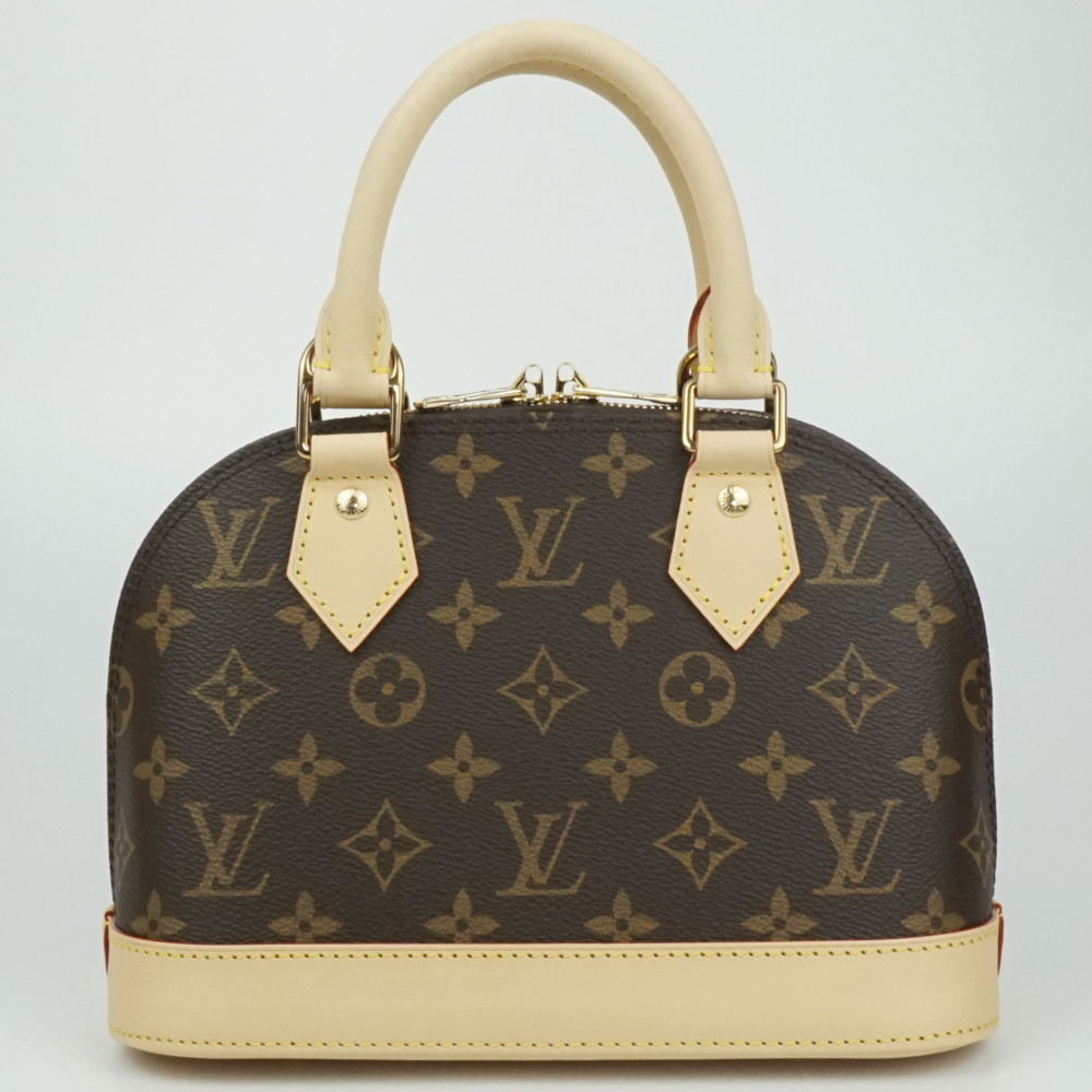 LOUIS VUITTON　ルイヴィトン　M46990　アルマBB　モノグラム・キャンバス　ブラウン　茶　ストラップ欠品　ハンドバッグ　ミニバッグ　レディース　【中古】