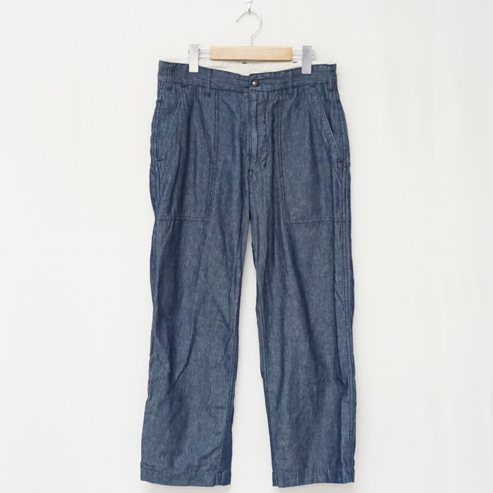 Engineered Garments　エンジニアド ガーメンツ　ベイカーパンツ　ブルー　青　サイズ表記30　コットン100％　メンズパンツ　アパレル　【中古】