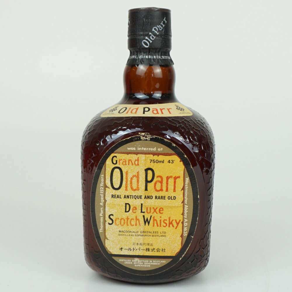 Grand Old Parr グランド・オールド・パー 12年 750ml 4本 グランド オールドパー 12年 デラックス 750ml HKDNP（香港免税