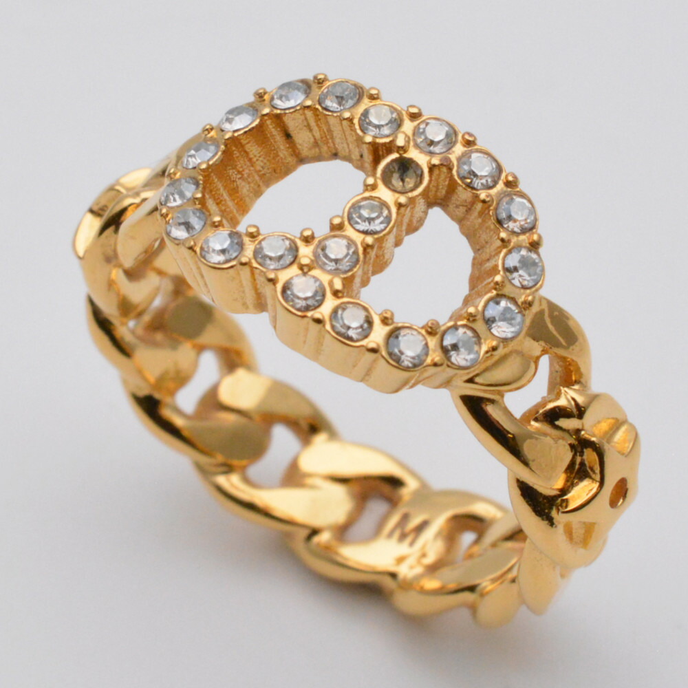 レア！【ディオール】シルバー フェザーデザイン ヴィンテージリング　9号 レア！【ディオール】シルバー フェザーデザイン ヴィンテージ