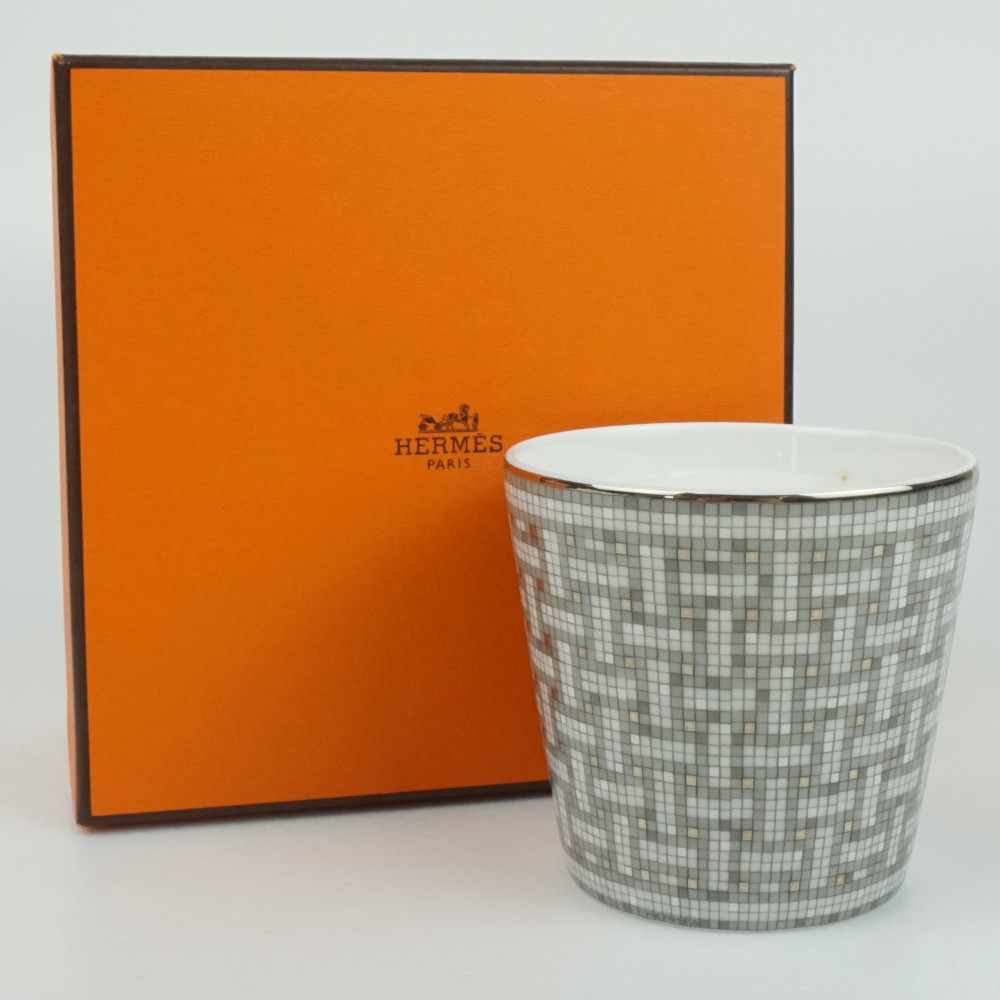 エルメス モザイクヴァンキャントル キャンドルホルダー カップ