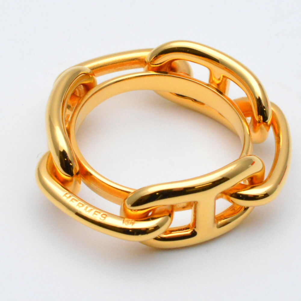 HERMES エルメス スカーフリング シェーヌダンクル ゴールド 本体のみ HERMES】エルメス シェーヌダンクル スカーフリング – NISHIKINO