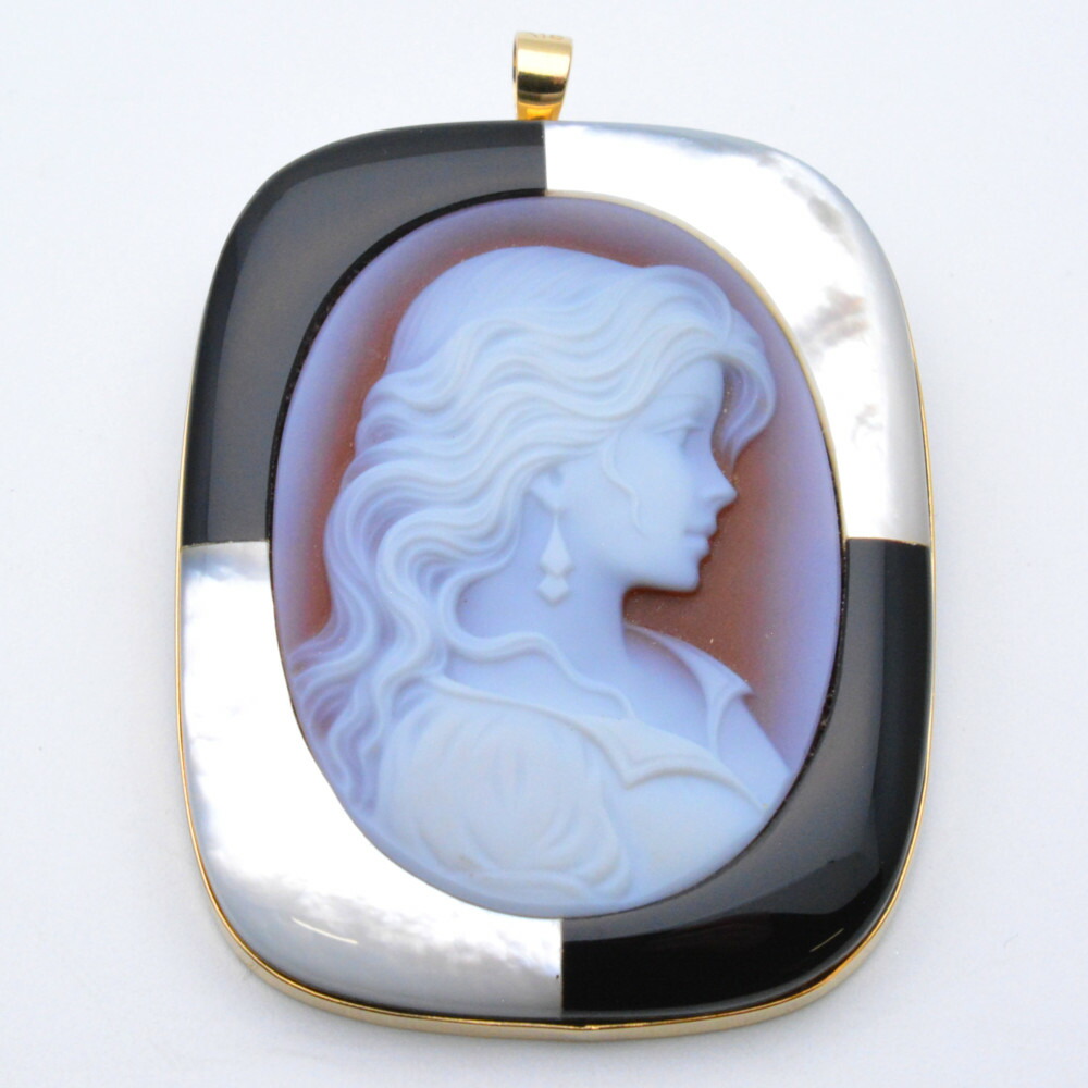 楽天市場】K18【18金】カメロ ブローチ ペンダントトップ【中古