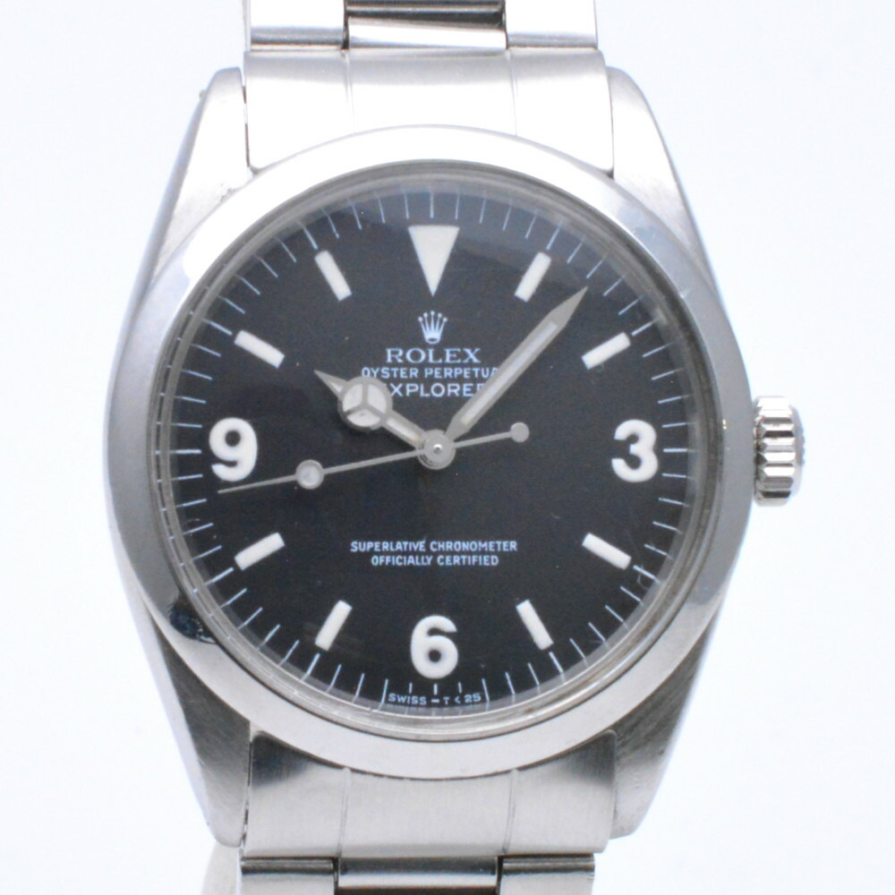 ROLEX　ロレックス　1016　エクスプローラーI　1960年頃製造　CAL1560(ノンハック)　ブラック　黒　自動巻き　オートマチック　36mm　メンズ時計　腕時計　【中古】