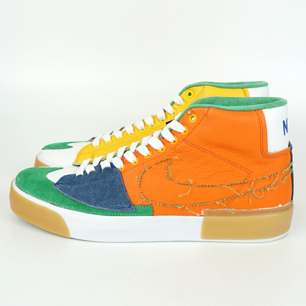 NIKE ナイキ DA2189-800 NIKE SB ZOOM BLAZER MID EDGE ナイキ スケートボーディング スポーツジャケット ミッド 端っこ セーフティ オレンジ色/白いこと-チュインガム 大きさ書きあらわすUK9.5 日本大きさ約28.5珊 メンズシューズ お召しもの 【中古】
