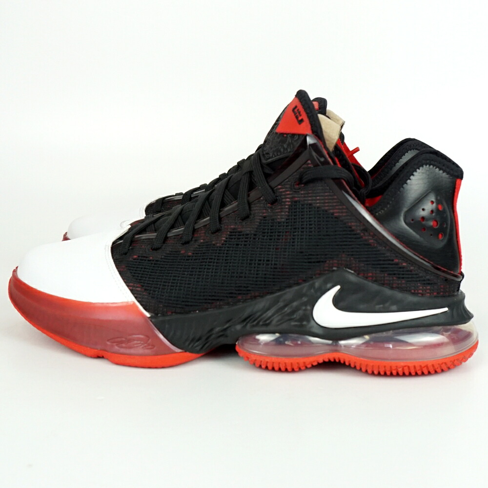 NIKE　ナイキ　DH1270-001　LEBRON 19 LOW レブロン・ジェームズ 19 LOW EP　ブラック/ホワイト-ユニバーティーレッド　サイズ表記UK11　日本サイズ約30.0cm程度　メンズシューズ　アパレル　【中古】｜質屋かんてい局　盛岡店