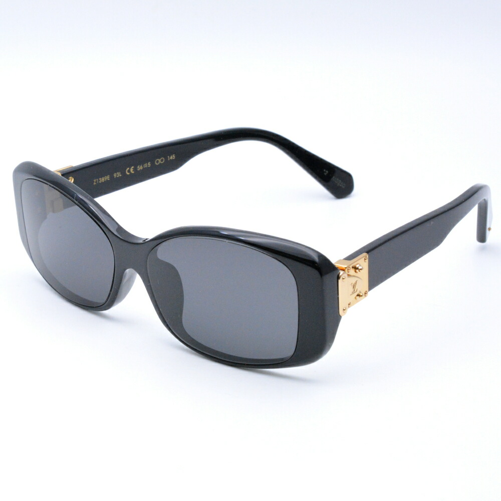 LOUIS VUITTON　Z1389E　ラ メロディ ドゥ ボヌール サングラス　ブラック　黒　プラスチック　56□15 145　眼鏡　メガネ　アイウェア　レディース　【中古】
