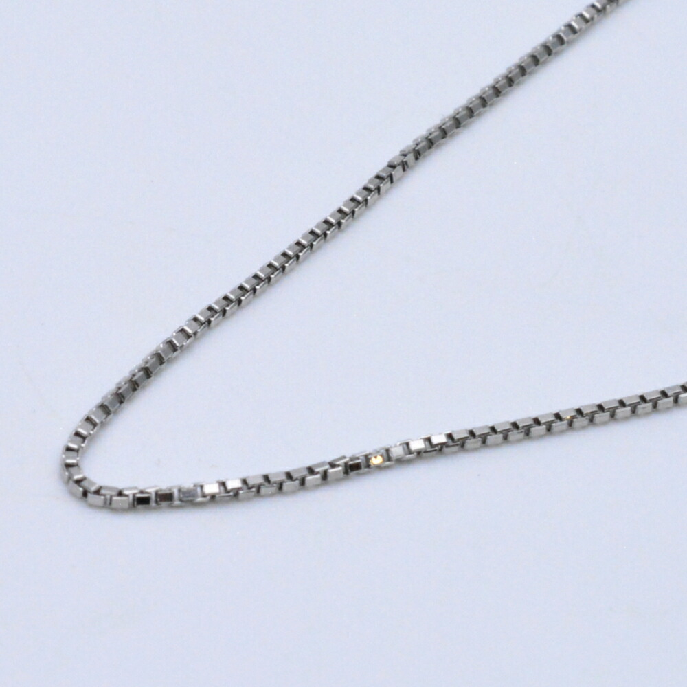 Pt850 ベネチアンチェーンネックレス プラチナ チェーン約50cm 重量約4.5g 首飾り ジュエリー アクセサリー メンズ レディース 【中古】|質屋かんてい局 盛岡店