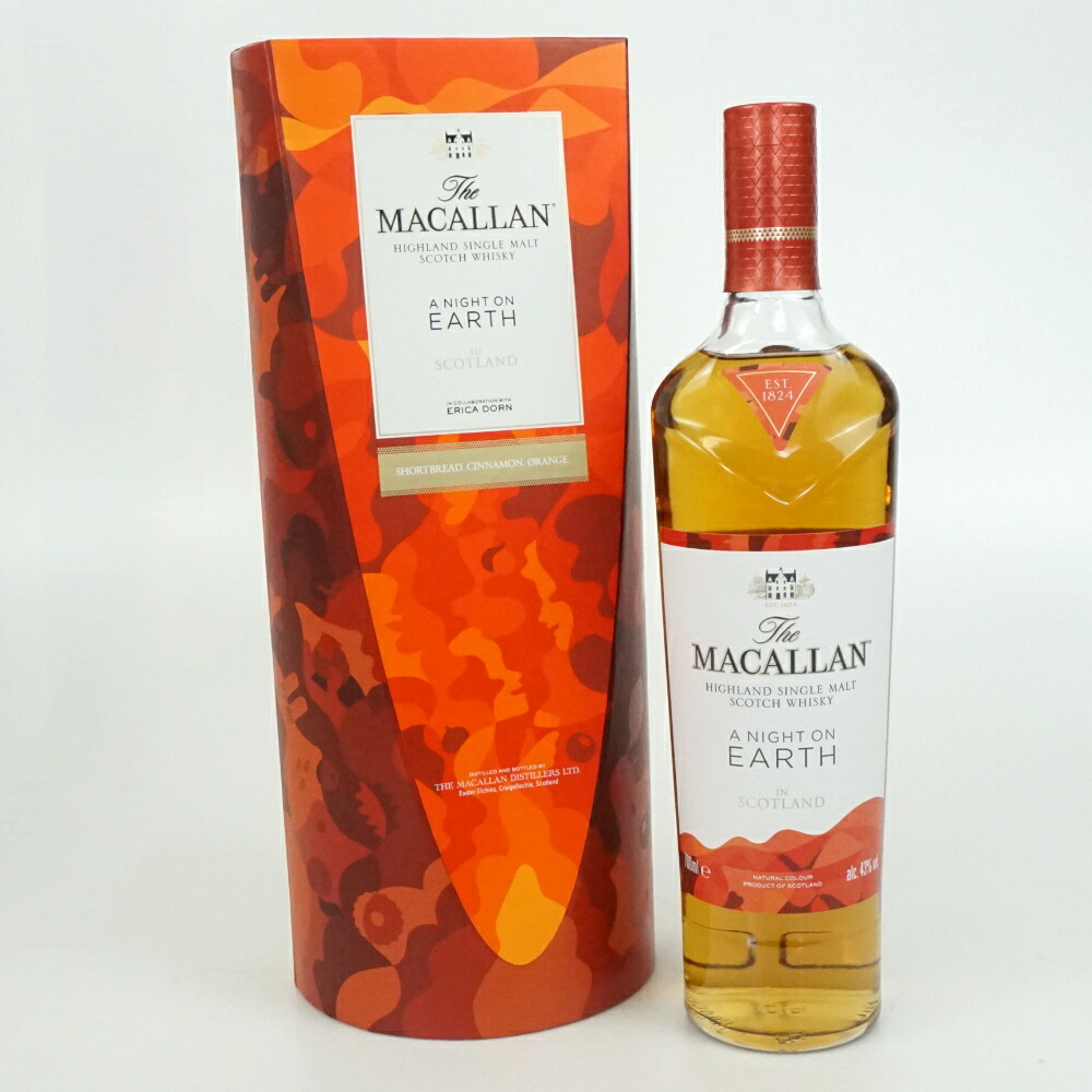 MACALLAN A NIGHT ON EARTH IN SCOTLAND マッカラン シングルモルト スコッチウイスキー スコットランド アルコール度数43度 容量700ml 酒 未開栓 【中古】