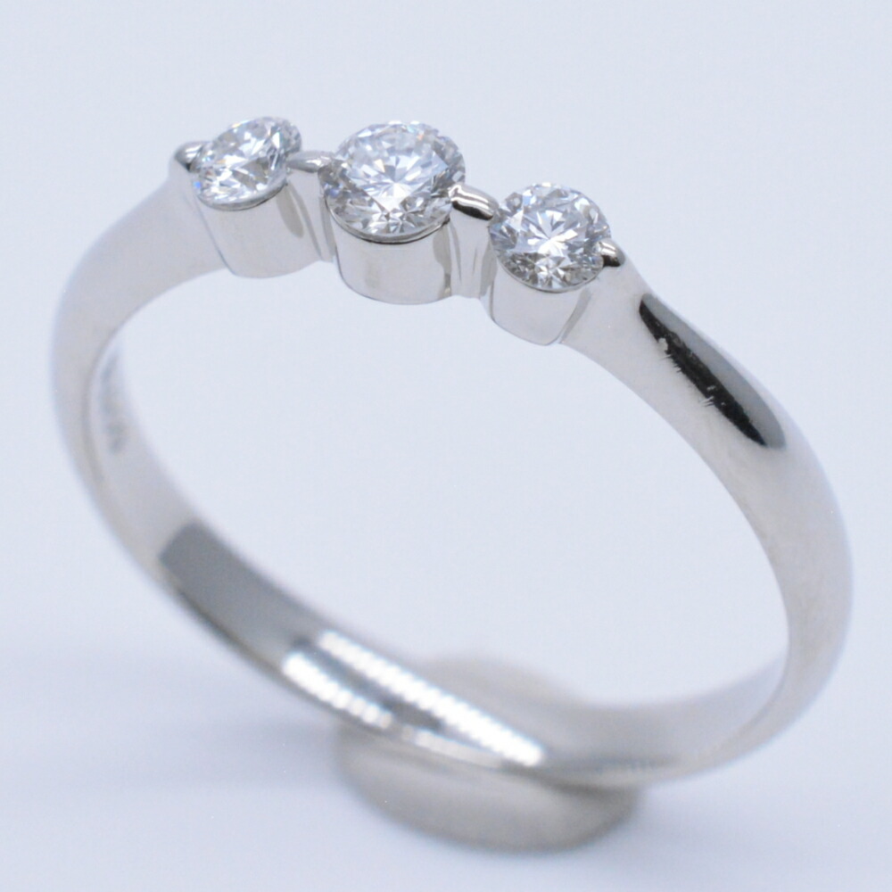 Pt900　ダイヤリング　プラチナ　ダイヤモンド0.227ct　約11号サイズ　重量約2.7g　指輪　ジュエリー　アクセサリー　レディース　【中古】｜質屋かんてい局　盛岡店