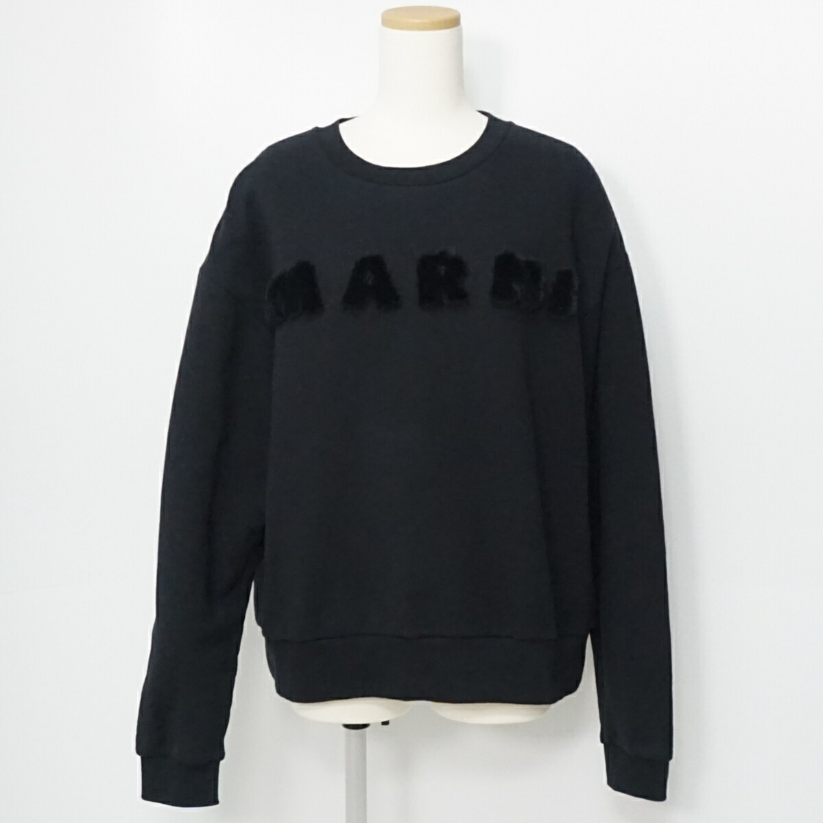 MARNI　マルニ　FUMU007443　スウェット　ブラック　黒　サイズ表記48　コットン100％　トレーナー　レディーストップス　アパレル　【中古】