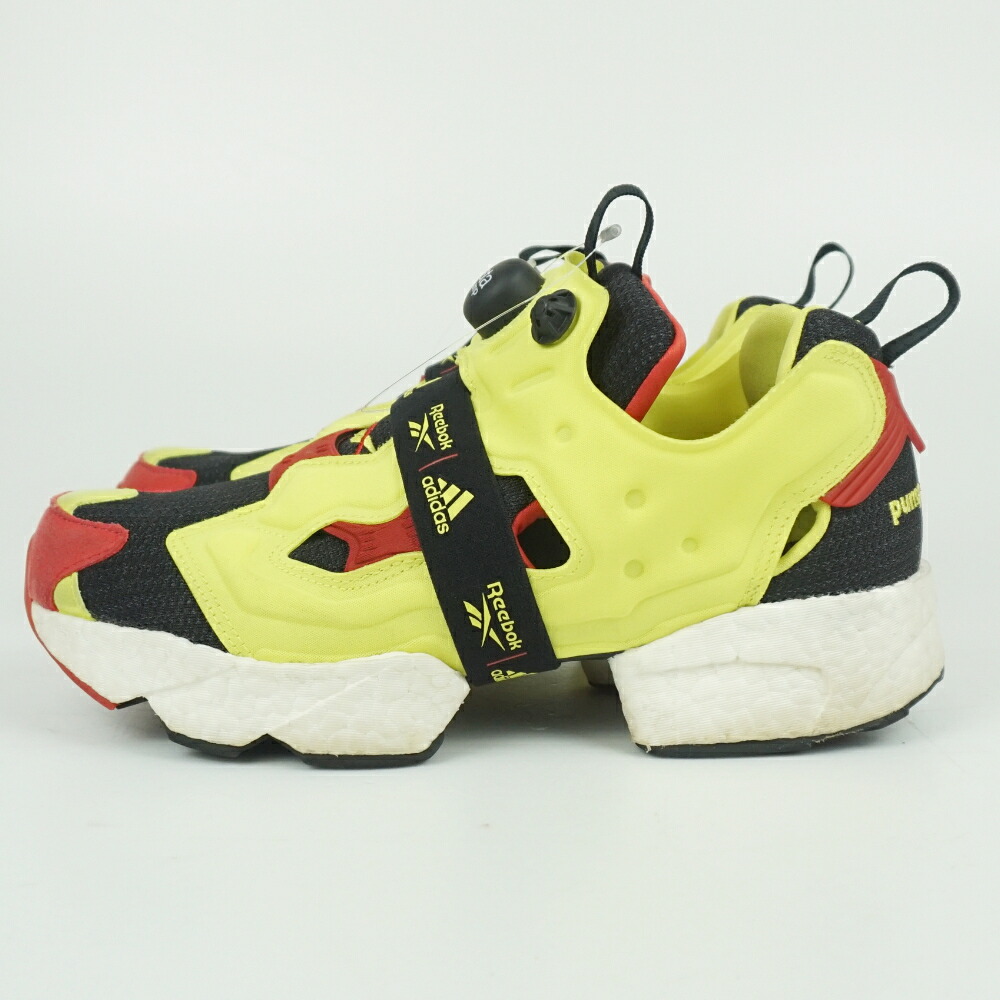 Reebok リーボック FW5305 INSTA PUMP FURY BOOST インスタ ポンプ フューリー ブースト イエロー レッド ブラック Reebok×adidas スニーカー メンズ 【中古】|質屋かんてい局 盛岡店
