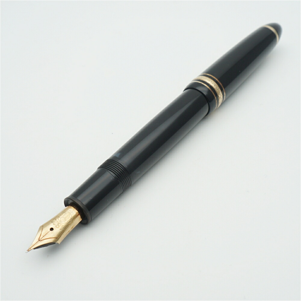 MONTBLANC　モンブラン　マイスターシュテック146　ブラック　黒　樹脂　ペン先K14　筆記用具　万年筆　ビジネス　【中古】｜質屋かんてい局　盛岡店 24,708円