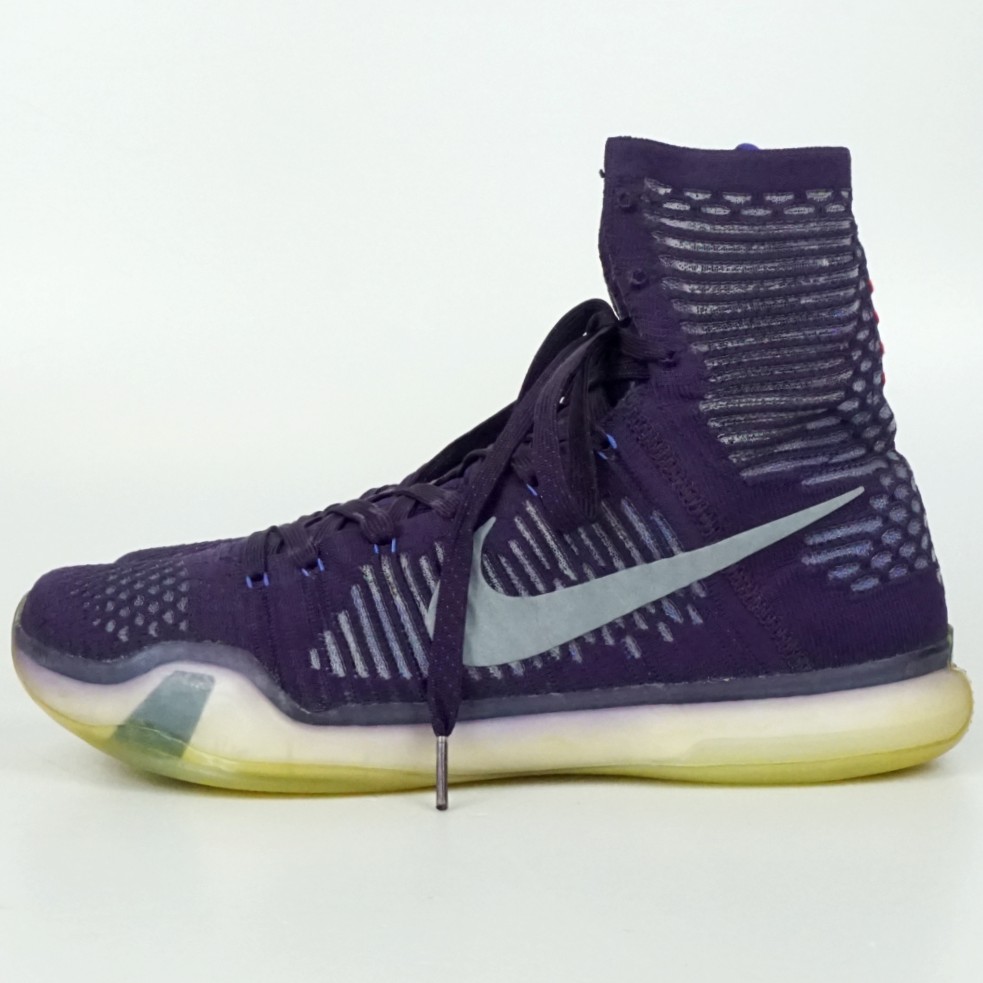 【中古】 NIKE ナイキ 718763-505 KOBE 10 ELITE “TEAM PACK” コービー 10エリート 野球クラブ風呂敷き包み インキ/ペルシアンバイオレット/リフレクトシルバー 大きさ書きあらわすUK9.5 日本大きさ28.5珊 メンズシューズ お召しもの