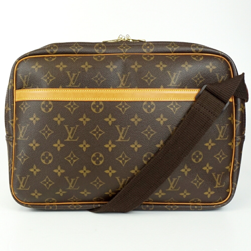 【中古】 LOUIS VUITTON ルイヴィトン M45252 探訪者GM モノグラム・帆布 赤銅色 茶 ショルダーバッグ 肩かけ 曲がった掛け メンズ レディース