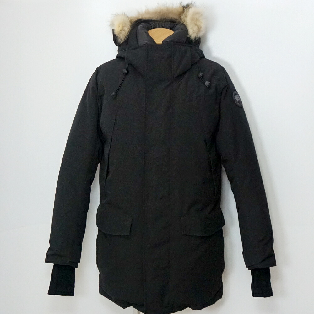 【中古】 CANADA GOOSE カナダグース 2073MB Sherridon Parka シェリドンパーカ 黒いこと 黒 大いさ書きあらわすM大いさ 落ち込む上衣 メンズ 御召しもの